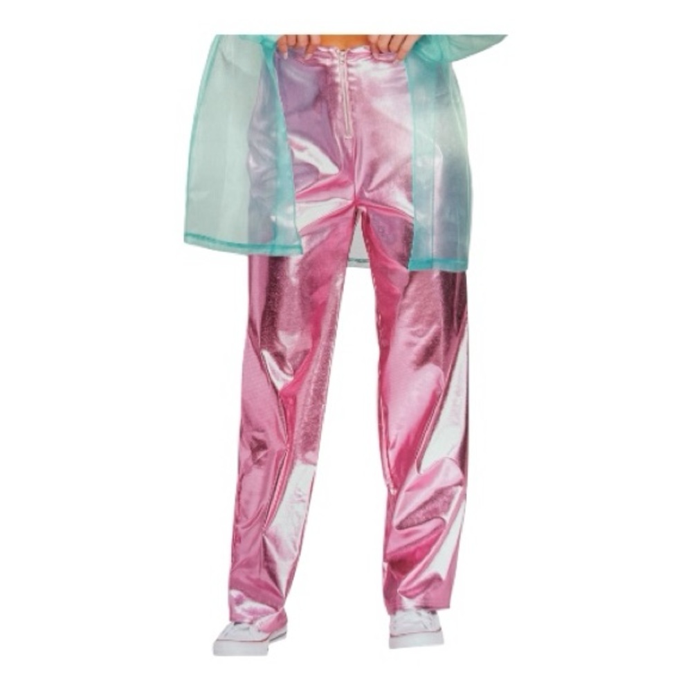 Amscan Iridescent Metallic Pink Pants Size S/M 4-8